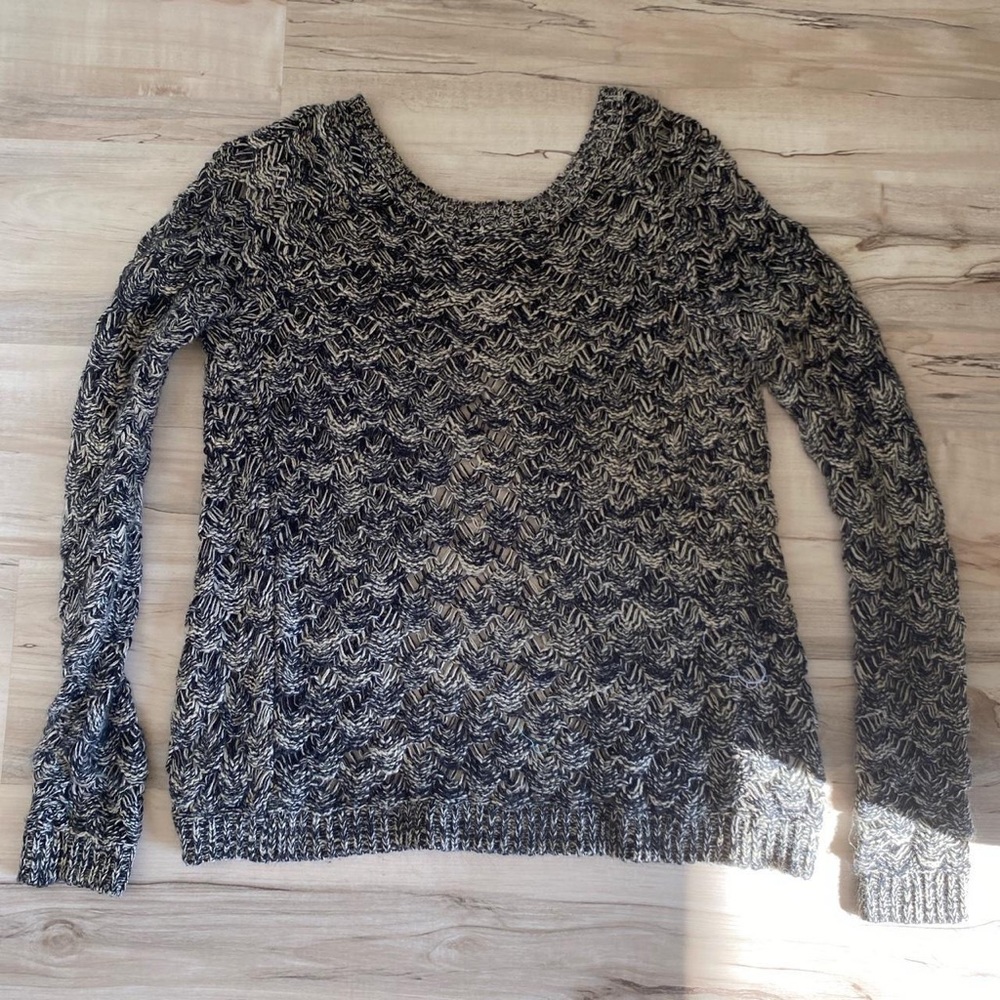 Knit Open Back Sweater